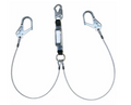Longe antichute double jambe à absorption d'énergie en câble d'acier Safety Direct — Capacité de 310 lb (CSA)