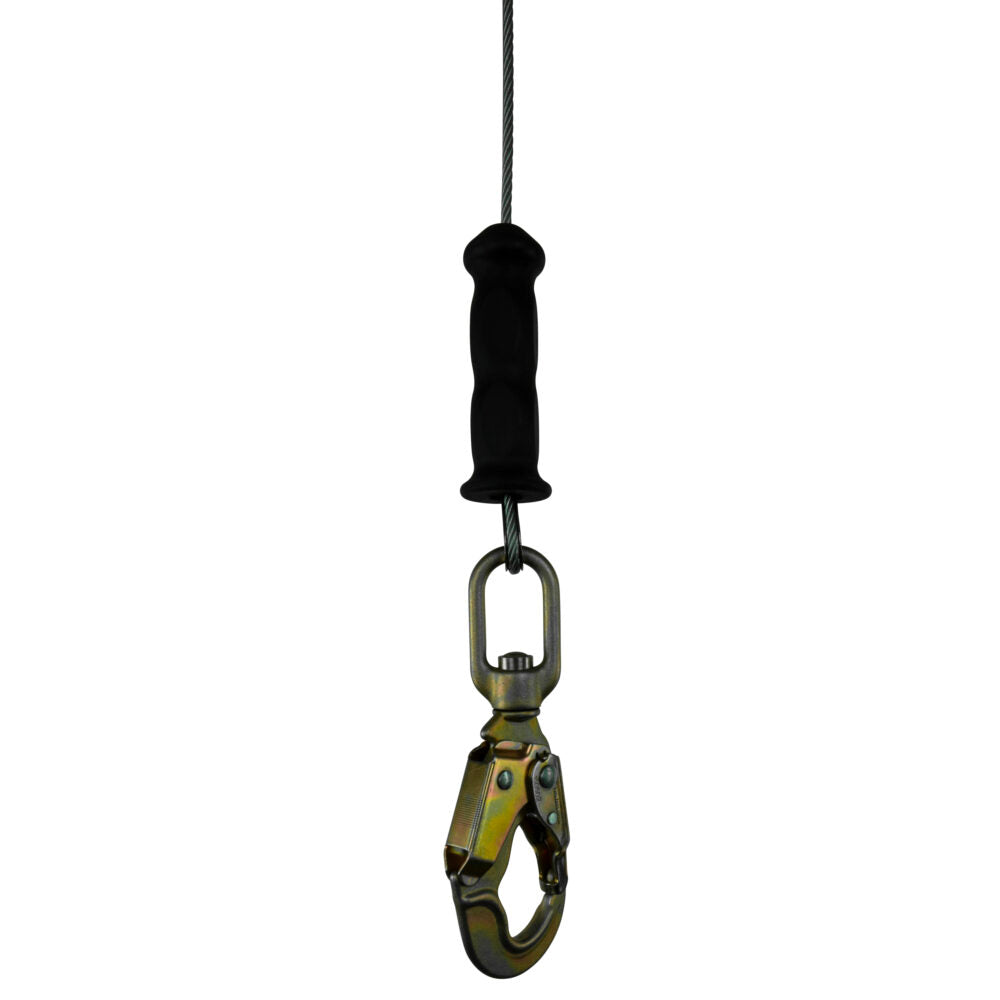 Malta Dynamics LE3311D Edgehog 10' Dual Leading-Edge SRL, snap hook close-up