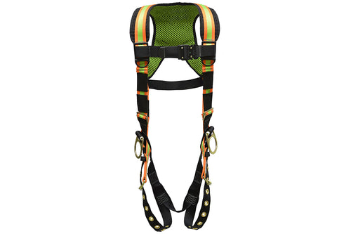 Super Anchor TB3-6070 hi-viz 3 D-ring tongue buckle harness