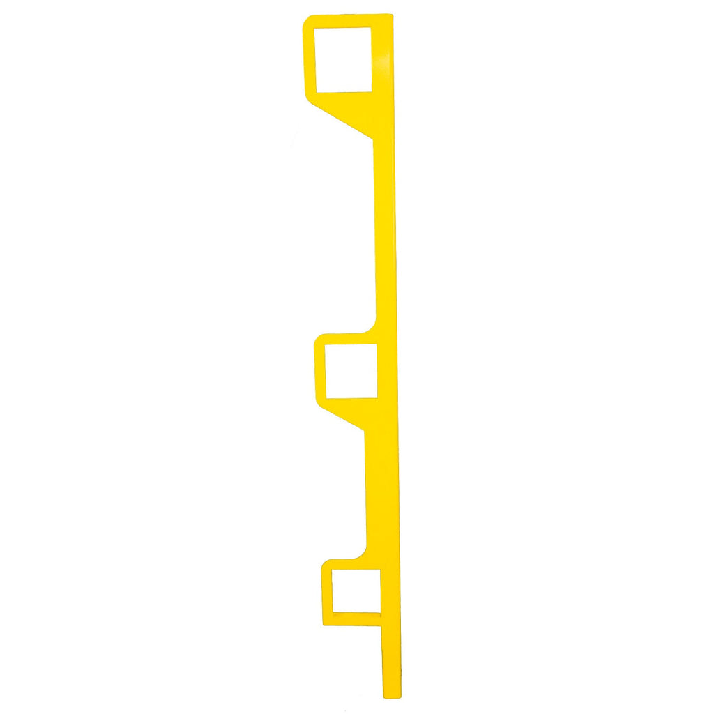 Malta Dynamics TR1000 steel guardrail post side view