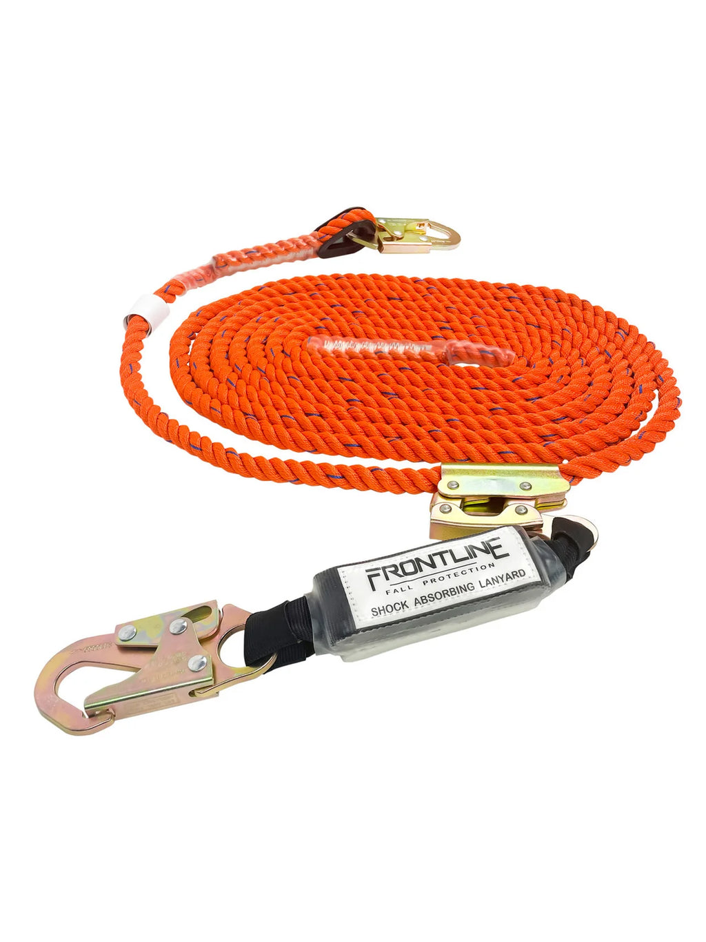 Kit de ligne de vie verticale Frontline VLPR3L avec antichute et amortisseur de choc – 15 m ou 30 m
