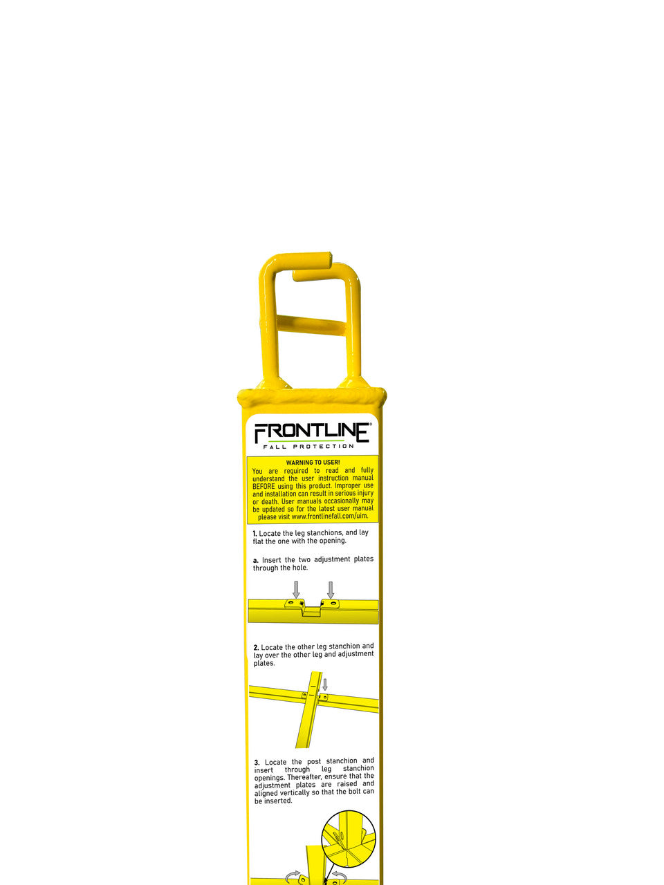 Frontline WLS16 warning line stanchion, view 2