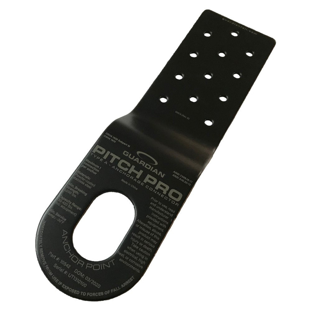 Guardian 10540 Pitch Pro roof anchor, top view