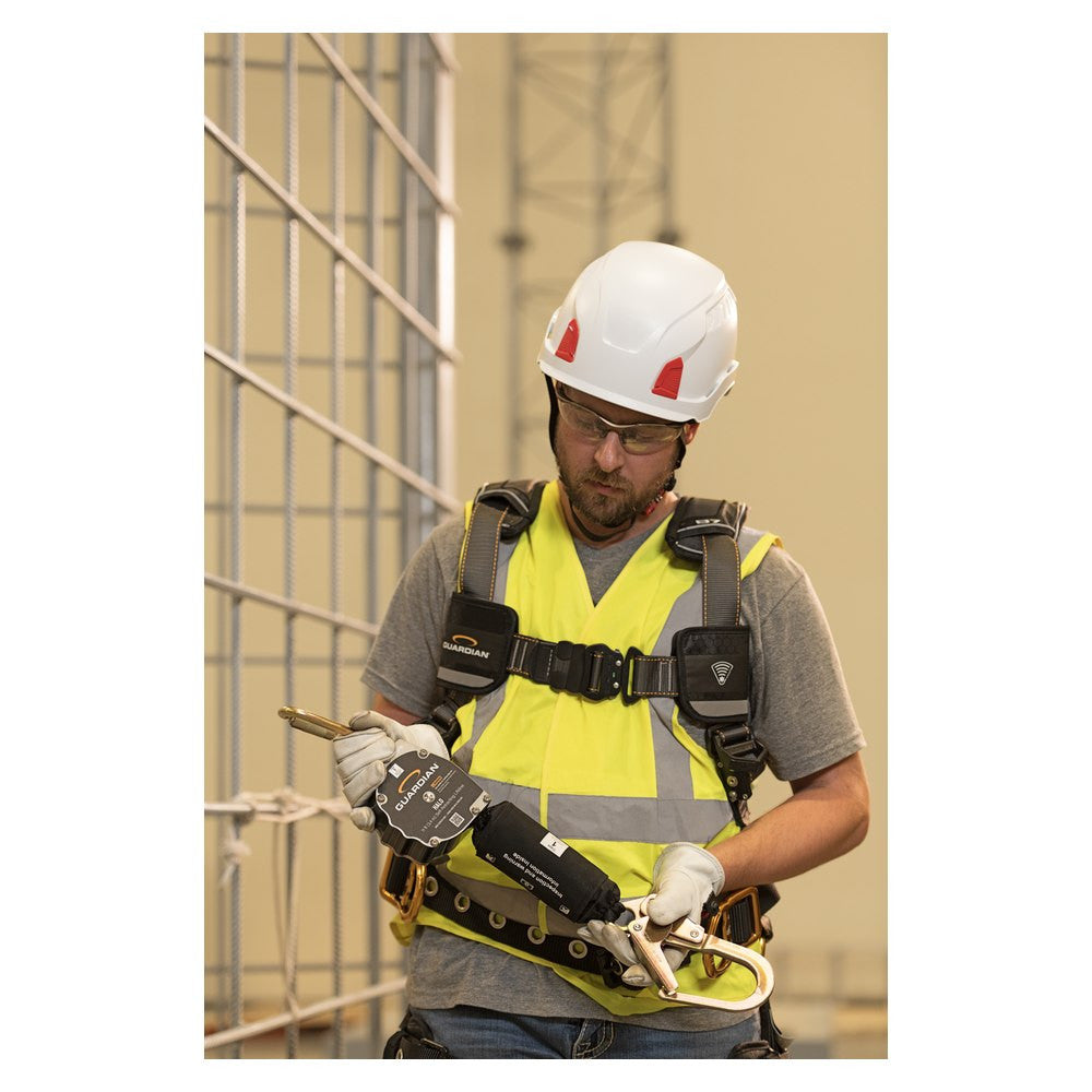 Guardian 10901 Halo self-retracting lifeline, inspecting the housing