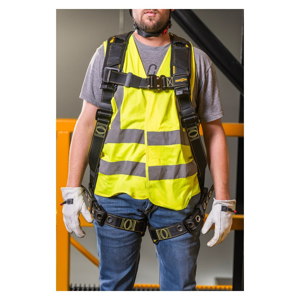 Guardian 21043 Cyclone full-body harness, front on worker