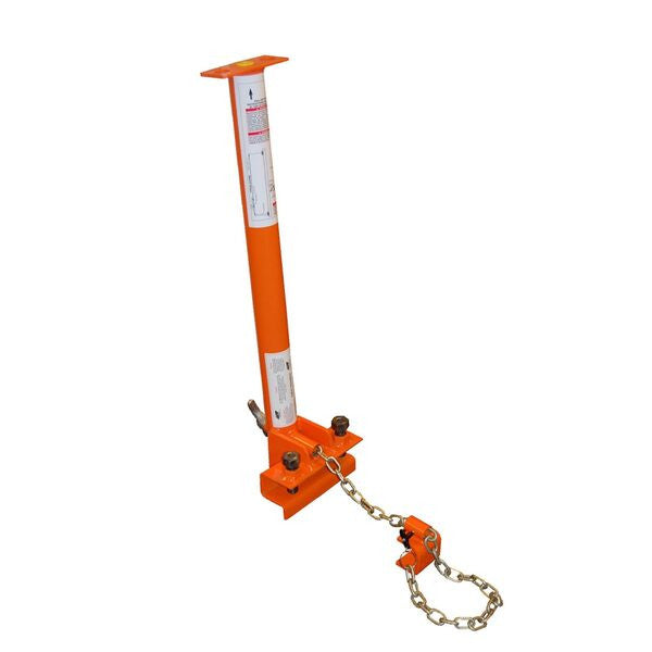 Malta Dynamics P-00041-1 I-beam clamp HLL stanchion, front view