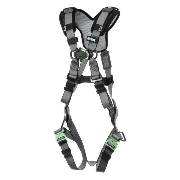 MSA V-FIT 10194656 Back/Chest D-Rings Full-Body Harness