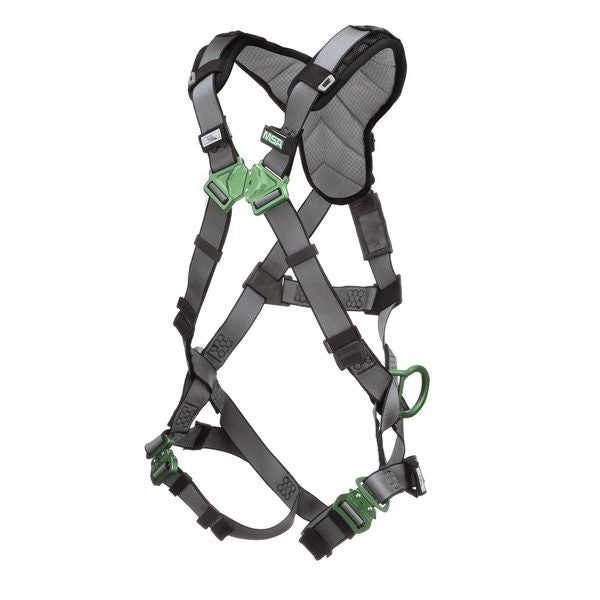 MSA V-FIT 10194874 Back/Hips D-Rings Full-Body Harness