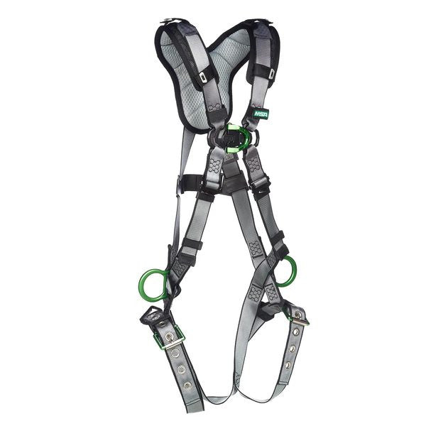 MSA V-FIT 10194897 Back/Chest/Hips D-Rings Full-Body Harness
