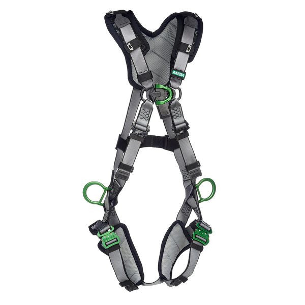 MSA V-FIT 10194953 Back/Chest/Hips D-Rings Full-Body Harness