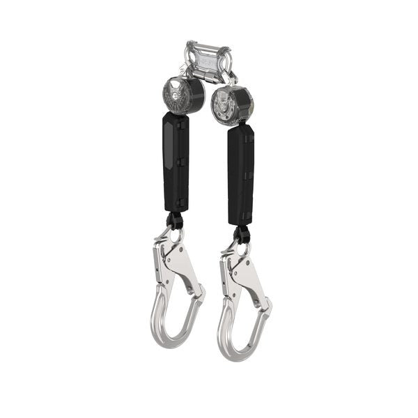 MSA V-TEC VTOHW-012-RA-A twin-leg personal fall limiter, second view
