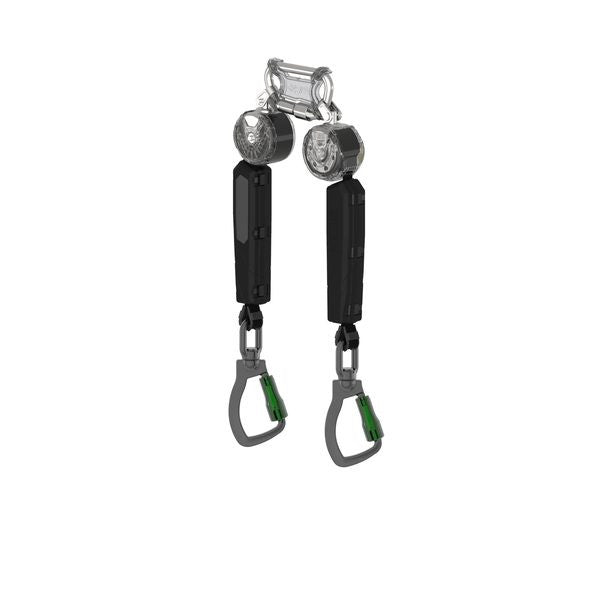 MSA V-TEC VTOHW-012-RC-A twin-leg personal fall limiter, second view