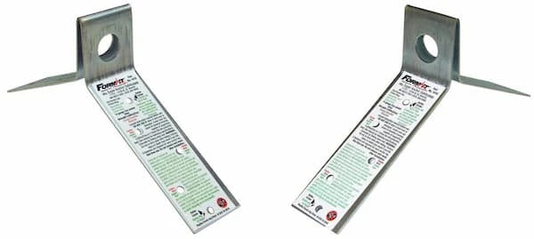 Ancrage Form-It en acier 14 ga (3, 10, 100, 500 p.)